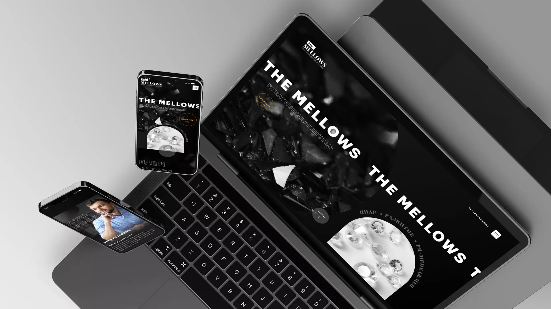 Разработка сайта креативного агентства «The Mellows» в Нерчинске
