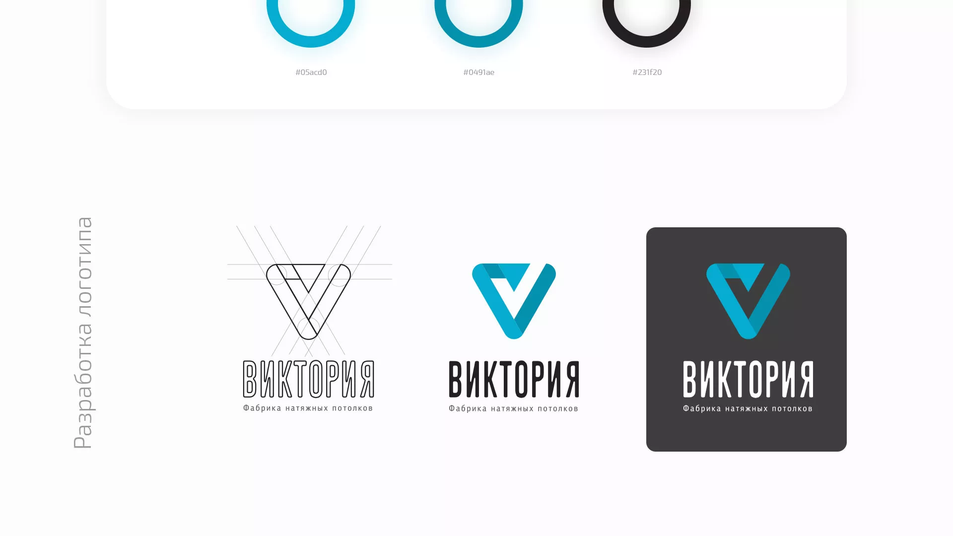 Разработка фирменного стиля компании по продаже и установке натяжных потолков в Нерчинске